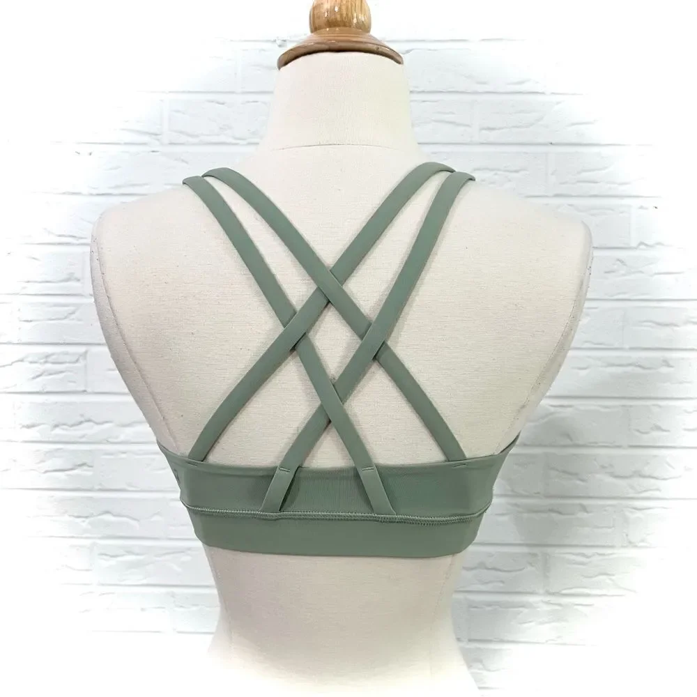 Lululemon Energy Bra Sea Moss Size 4